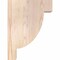 Ekena Millwork Alpine Smooth Corbel, Douglas Fir, 5 1/2"W x 12"D x 16"H COR06X12X16ALP00SDF - alternate 2